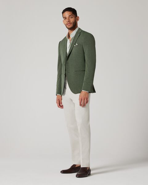 Slim Stretch Knitted Tailored Blazer